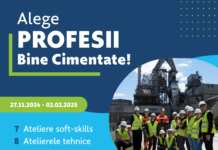 150 de studenți de la universitățile tehnice își pot dezvolta competențele în programul „Profesii Bine Cimentate”, derulat de Școala de Valori și Holcim România